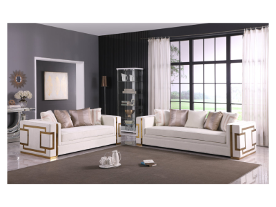Modern Sofa Set - 2131 Ivory