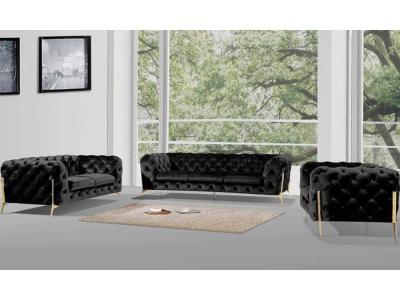Modern Fabric Velvet Sofa Set - LS_3425 (B)