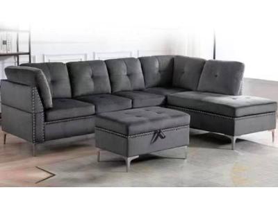 Modern Fabric Sectional Sofa - LS_8729