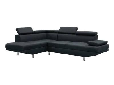 Modern Fabric Sectional Sofa - LS_W085_BL