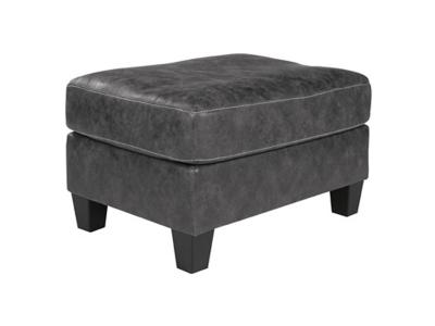 Ashley Furniture Venaldi Ottoman 9150114 Gunmetal