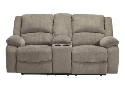 Ashley Draycoll Reclining Loveseat with Console - 7650594