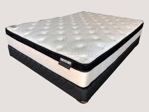 Foam Encased Tri Zone Pocket Coil Euro Top Queen Size Mattress - Victoria (Foam Encased)