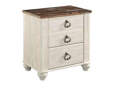 Ashley Willowton Two Drawer Nightstand - AFHS-B267-92
