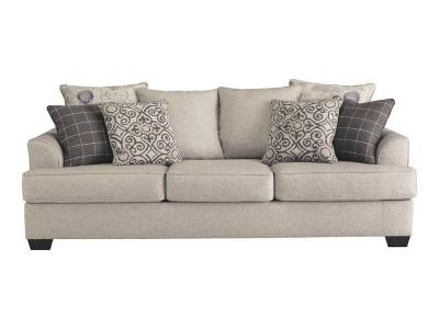 Ashley Velletri Sofa with Loose Back and Seat Cushions - 7960438